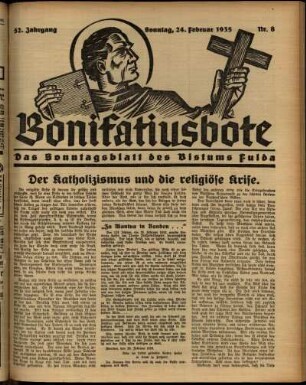 Ausgabe vom Sonntag, den 24. Februar 1935.