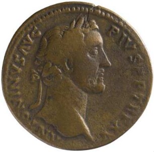Münze, Sesterz, 151 - 152