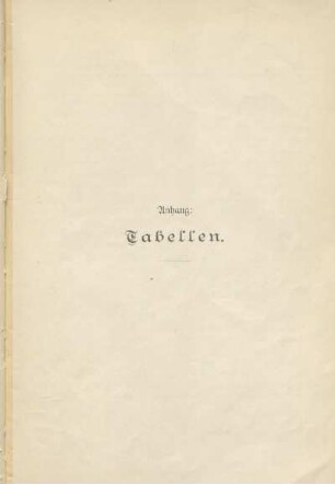 Anhang: Tabellen