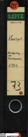 Auslagerung von Kunstwerken 1944 und Rückführung der Kunstwerke nach Kriegsende