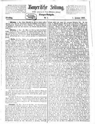 Bayerische Zeitung. Mittag-Ausgabe. 1867 = Jg. 62, [1] = Jan. - März