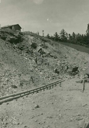 Strassenbau Piding-Högl-Anger, Deutschland, 1930