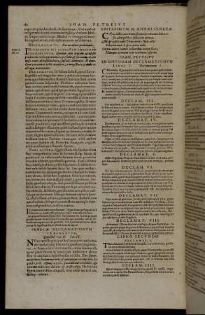 Senecæ Declamationum Fragmentum.