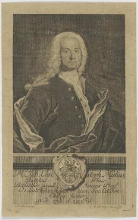 Bildnis des Joh. Christoph Mylius