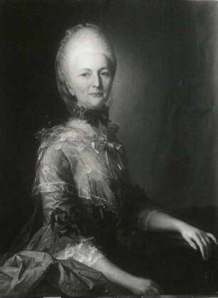 Christiane Wilhelmine, Gräfin von Schönburg-Wechselburg : Graff, Anton: Christiane Wilhelmine, Gräfin von Schönburg-Wechselburg. Öl auf Leinwand (um 1770; A. Graff)