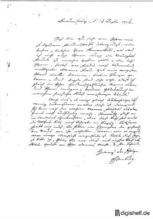 7: Brief von Johann Joachim Eschenburg an Johann Wilhelm Ludwig Gleim