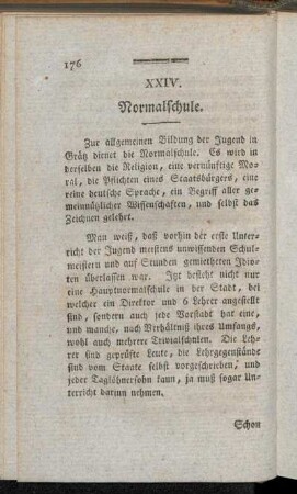 XXIV. Normalschule