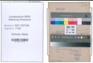 Entnazifizierung Maria Schmitz , geb. 04.04.1884 (Lehrerin)