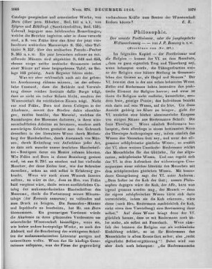 Romang, J. P.: Der neueste Pantheismus, oder die junghegelsche Weltanschauung, nach ihren theoretischen Grundlagen und praktischen Consequenzen. Allen Denkenden gewidmet. Bern: Stämpflische Verlagshandlung; Zürich: Schultheß 1848 (Beschluss von Nr. 277)