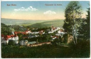 Bad Elster. Blick auf Bad Elster von Norden