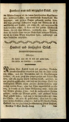 Hundert und funfzigstes Stück