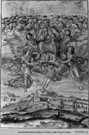 La Franceschina : Engel tragen Franziskus gen Himmel