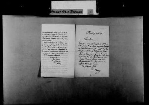 Alexander von Dusch, Karlsruhe, an Heinrich von und zu Bodman: Weiterleitung eines Briefes von Moritz Hecht, 27.06.1907.
