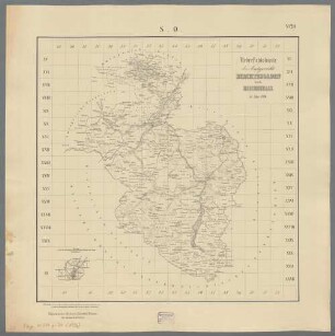 Uebersichtskarte der Amtsgerichte Berchtesgaden und Reichenhall im Jahre 1896