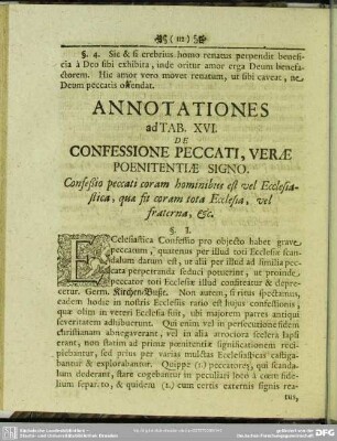 Annotationes ad Tab. XVI. De Confessione Peccati, Verae Poenitentiae Signo