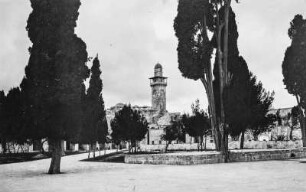 Bab-al-Silsila-Minarett (HAPAG-Mittelmeerfahrt der Oceana Leonhardt 1929)