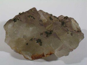 Fluorit (Flussspat), Chalkopyrit (Kupferkies)