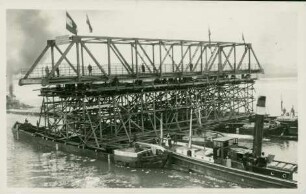 Weichselbrücke Graudenz, Deutschland, 1914-1915