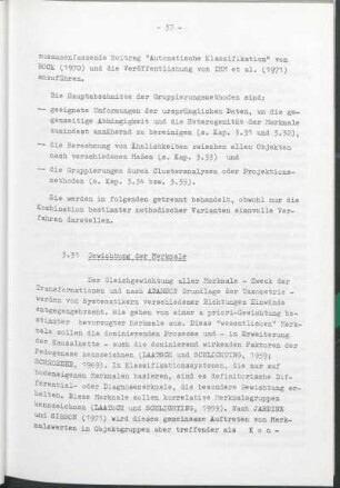 3.31 Gewichtung der Merkmale