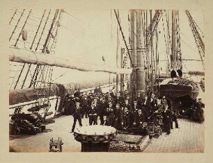 Österreichische Flotte 1864 - Linienschiff Kaiser, Mitteldeck