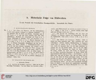 A: Historische Folge von Bildwerken.