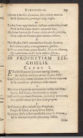 In Prophetiam Ezechielis.