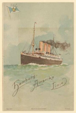 Menükarte : Menü, Schnelldampfer "Auguste Victoria"