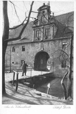 Aus der Völkerschlacht: Schloß Dölitz