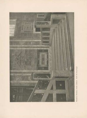 Warenhaus Wertheim, zweiter Lichthof. Detail der Haupttreppe