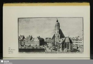 Der Thomaskirchhof um 1735