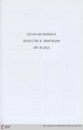Sztuka na emigracji