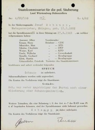 Schaupp, Josef