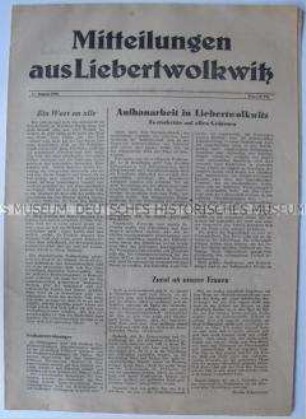 Kommunales Mitteilungsblatt für die Gemeinde Liebertwolkwitz