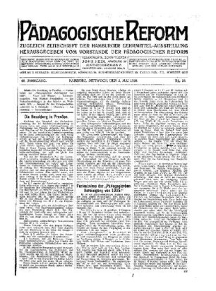 Ferienheime der "Pädagogischen Vereinigung von 1905"