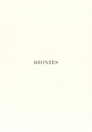 Bronzes