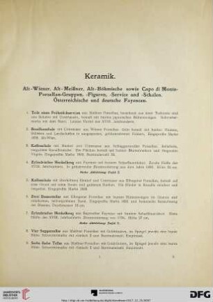 Keramik (Nr. 1-280)