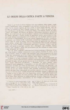26: Le origini della critica d'arte a Venezia