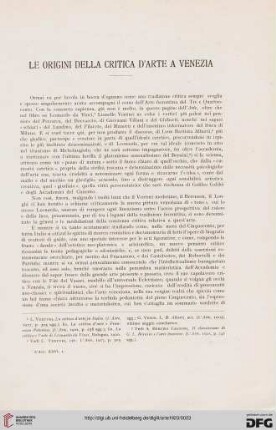 26: Le origini della critica d'arte a Venezia