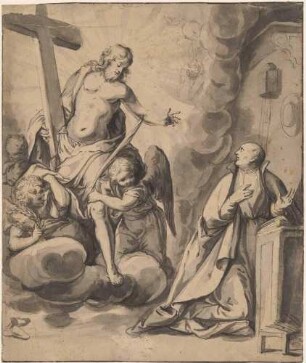 Christus erscheint dem heiligen Franziskus