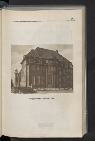 Kunstgewerbeschule (Entwurf 1909).