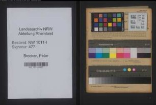 Entnazifizierung Peter Brocker , geb. 06.11.1890 ()