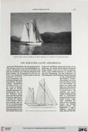 41: Die Kreuzer-Jacht "Ingorata"