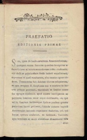 Praefatio editionis primae.