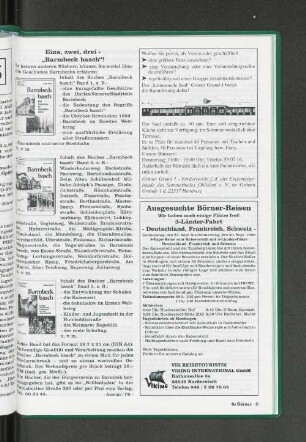 Ausgesuchte Börner-Reisen