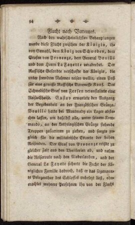 Flucht nach Varennes.