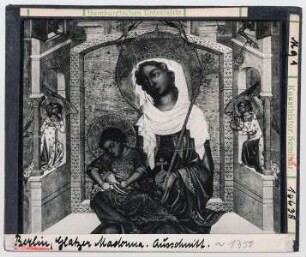Berlin, Kaiser-Friedrich-Museum: Glatzer Madonna, Detail