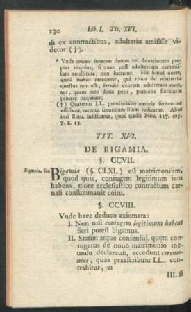 Tit. XVI. De Bigamia