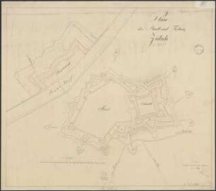 Plan der Stadt und Festung Jülich