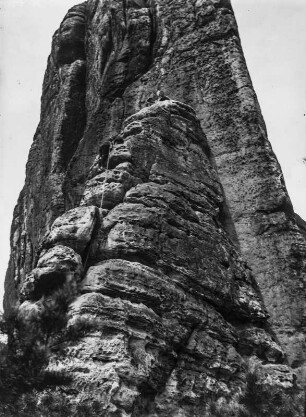 Talwächter : Kletterfelsen "Talwächter" in der Sächsischen Schweiz