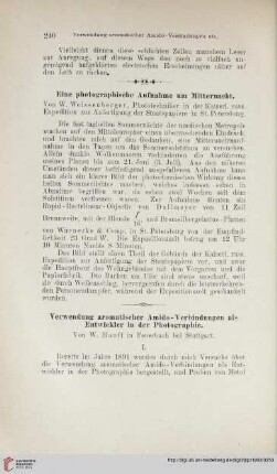 Verwendung aromatischer Amido-Verbindungen als Entwickler in der Photographie